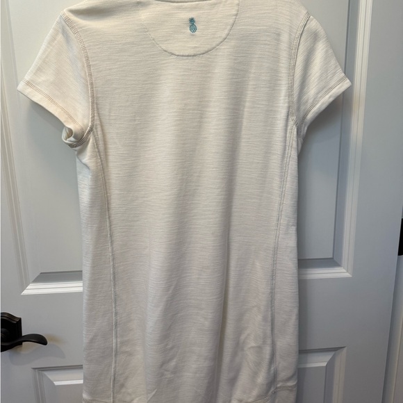 Tommy Bahama Tobago Bay half zip dress. Beige size M - Picture 2 of 3